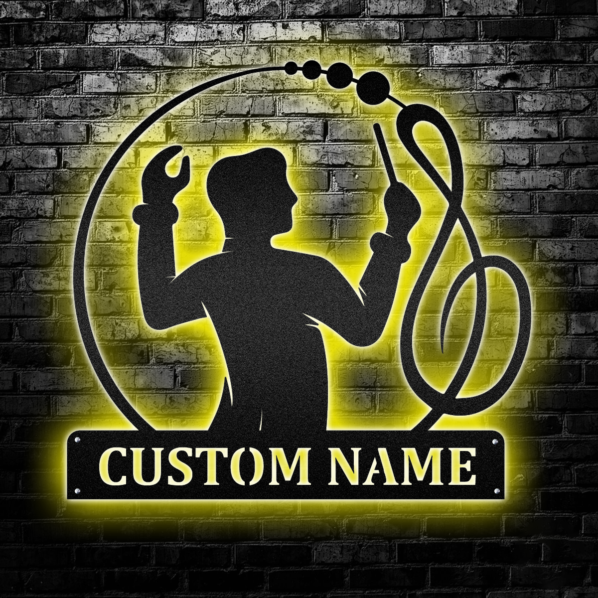 Conductor Male Style Personalized - Led Light Metal - Owls Matrix LTD