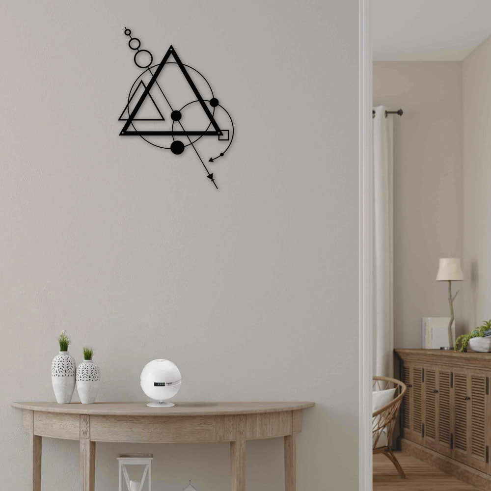 Geometric So Cool Art - Led Light Metal - Owls Matrix LTD