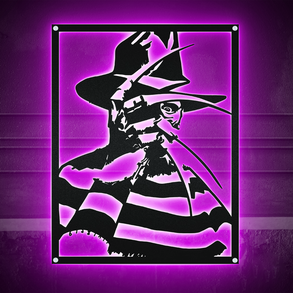 Horror Style But So Amazing - Led Light Metal - Owls Matrix LTD