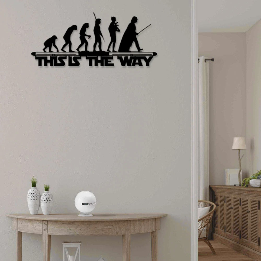 Human This Is The Way - Led Light Metal - Owls Matrix LTD