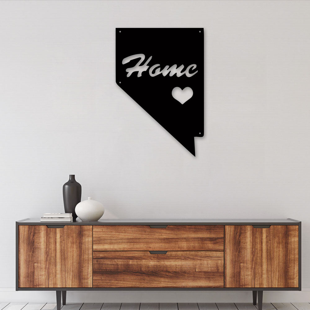 Nevada Home Is Best Place - Led Light Metal - Owls Matrix LTD