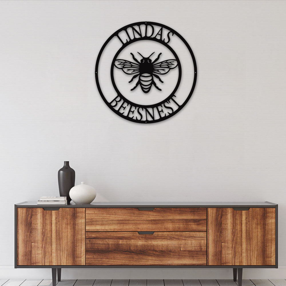 Bee Beekeeper So Nice Personalized - Led Light Metal - Owls Matrix LTD