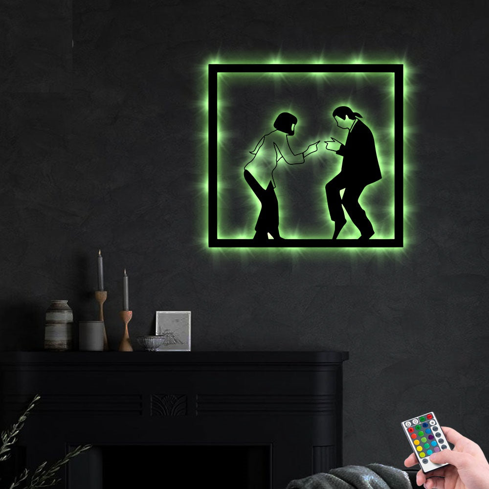 Dance Lover - Led Light Metal - Owls Matrix LTD