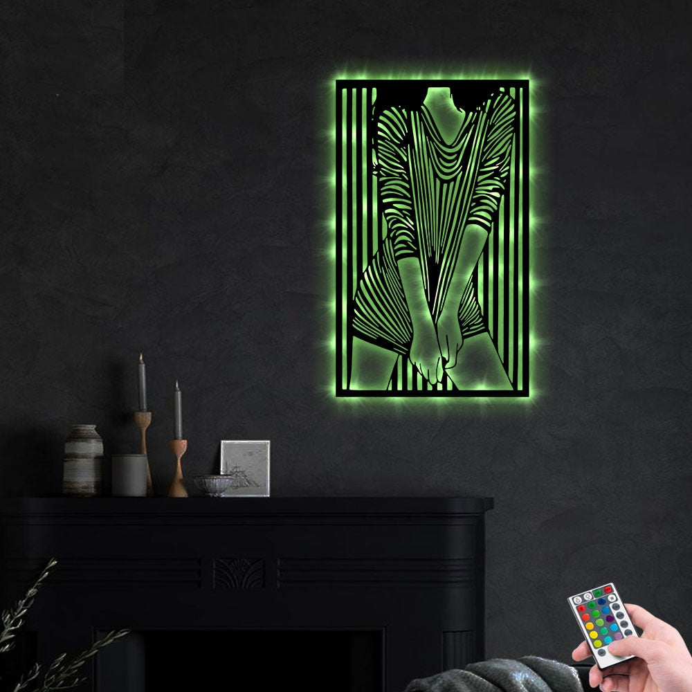 Girl Style Girl Sign Decoration For Room - Led Light Metal - Owls Matrix LTD