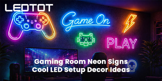 Gaming Room Neon Signs – Cool LED Setup Decor Ideas