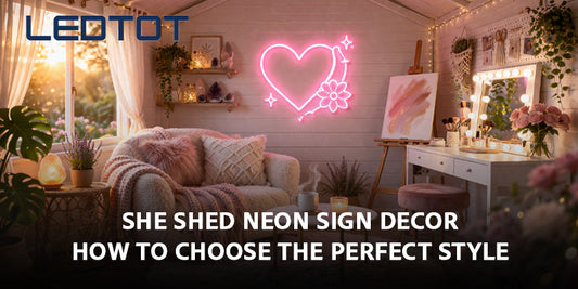 She Shed Neon Sign Decor: How to Choose the Perfect Style