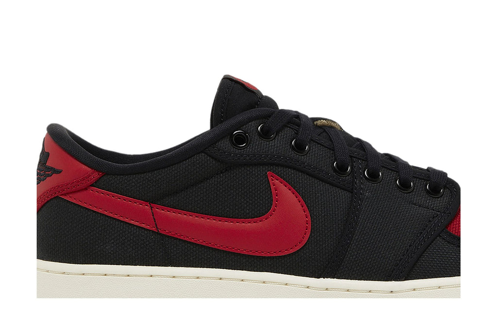 Jordan 1 Retro AJKO Low Bred Sneakers DX4981-006 Black Varsity Red White