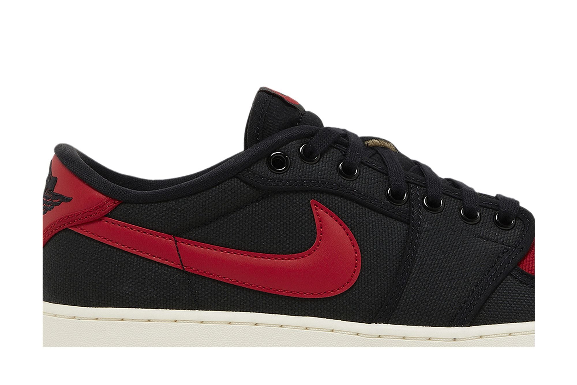 Jordan 1 Retro AJKO Low Bred Sneakers DX4981-006 Black Varsity Red White