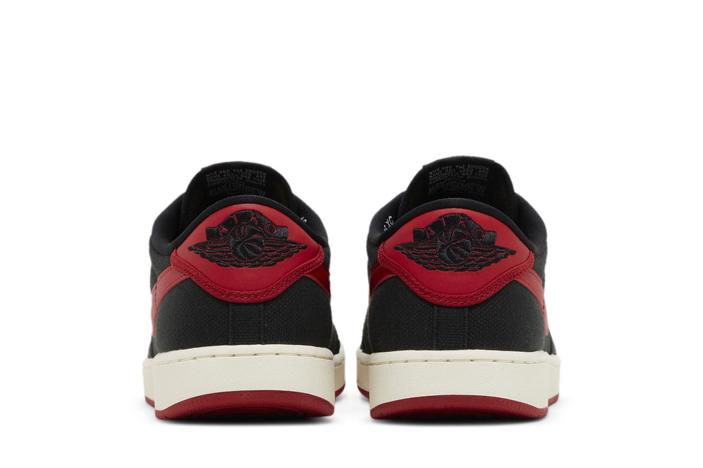 Jordan 1 Retro AJKO Low Bred Sneakers DX4981-006 Black Varsity Red White