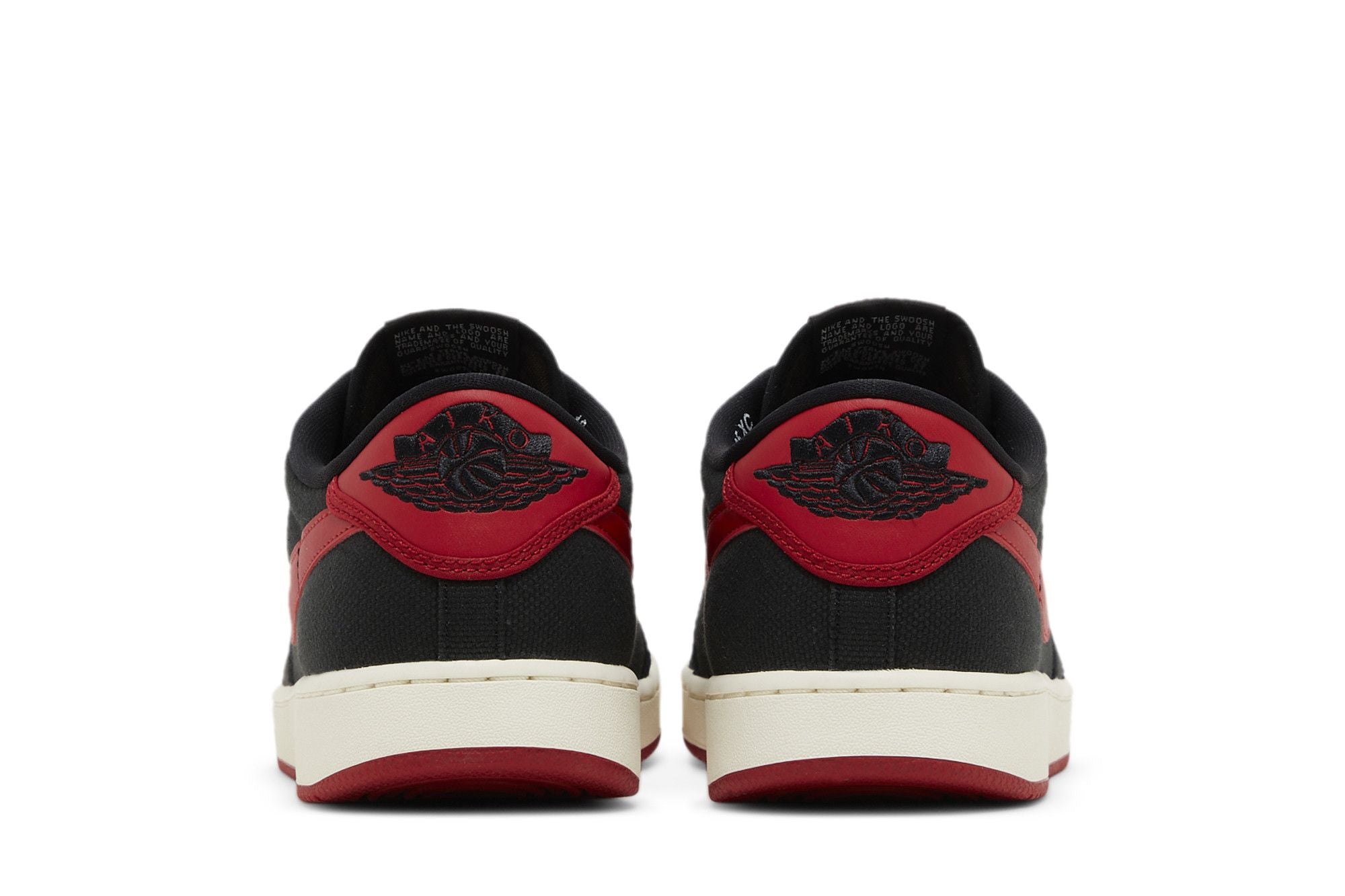Jordan 1 Retro AJKO Low Bred Sneakers DX4981-006 Black Varsity Red White