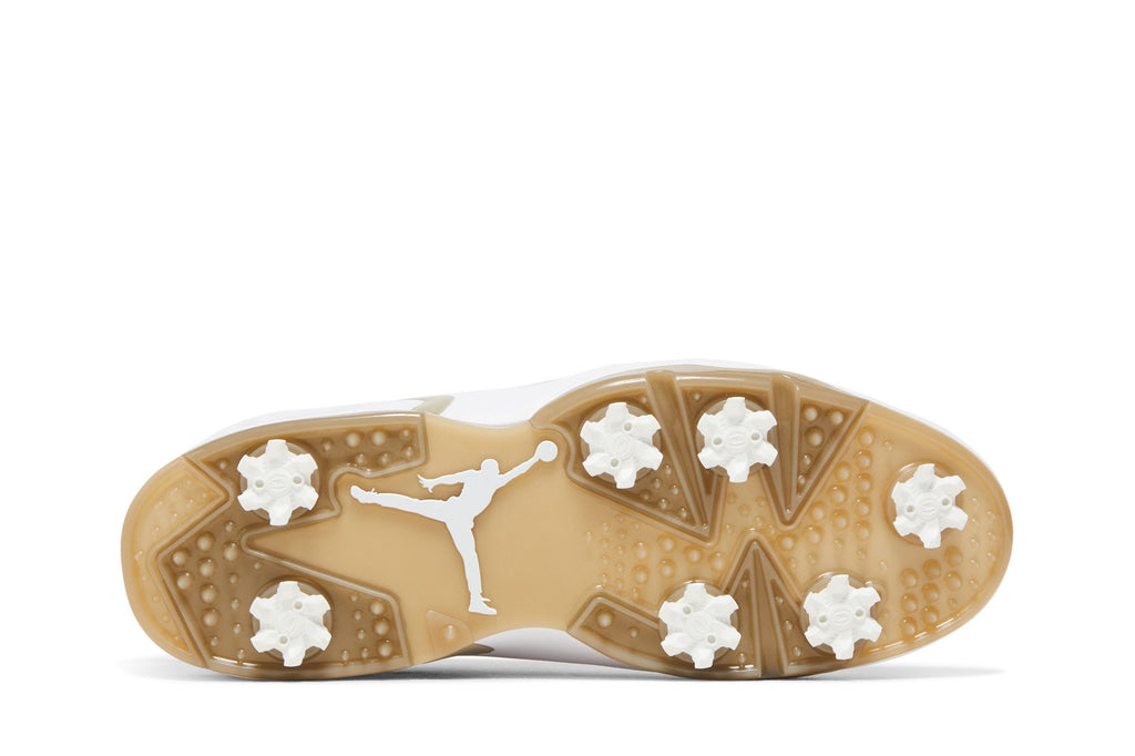Jordan 6 Retro Low Golf Shoes White Khaki DV1376-100