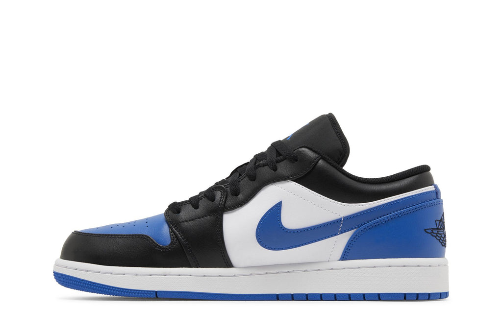 Jordan 1 Low Alternate Royal Toe Sneakers 553558-140 White/Black/Royal Blue