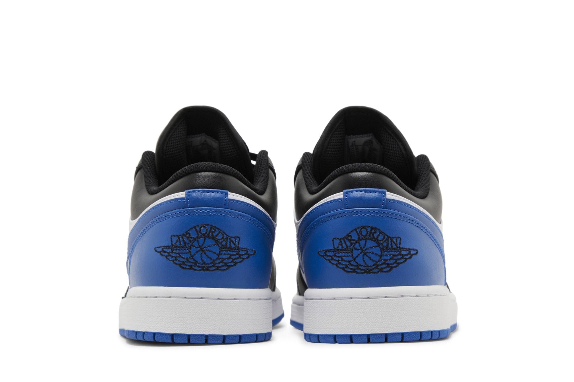 Jordan 1 Low Alternate Royal Toe Sneakers 553558-140 White/Black/Royal Blue