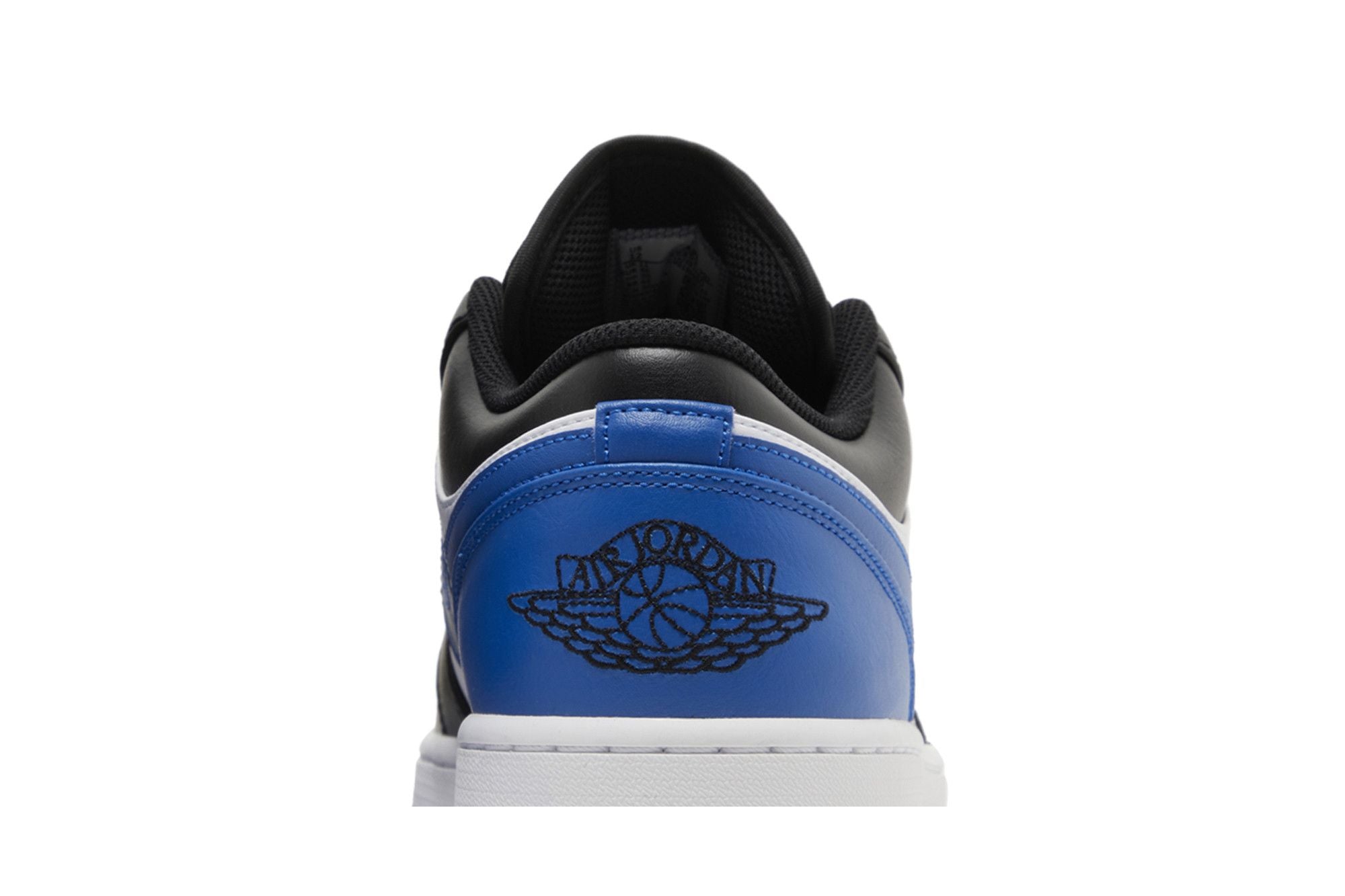 Jordan 1 Low Alternate Royal Toe Sneakers 553558-140 White/Black/Royal Blue