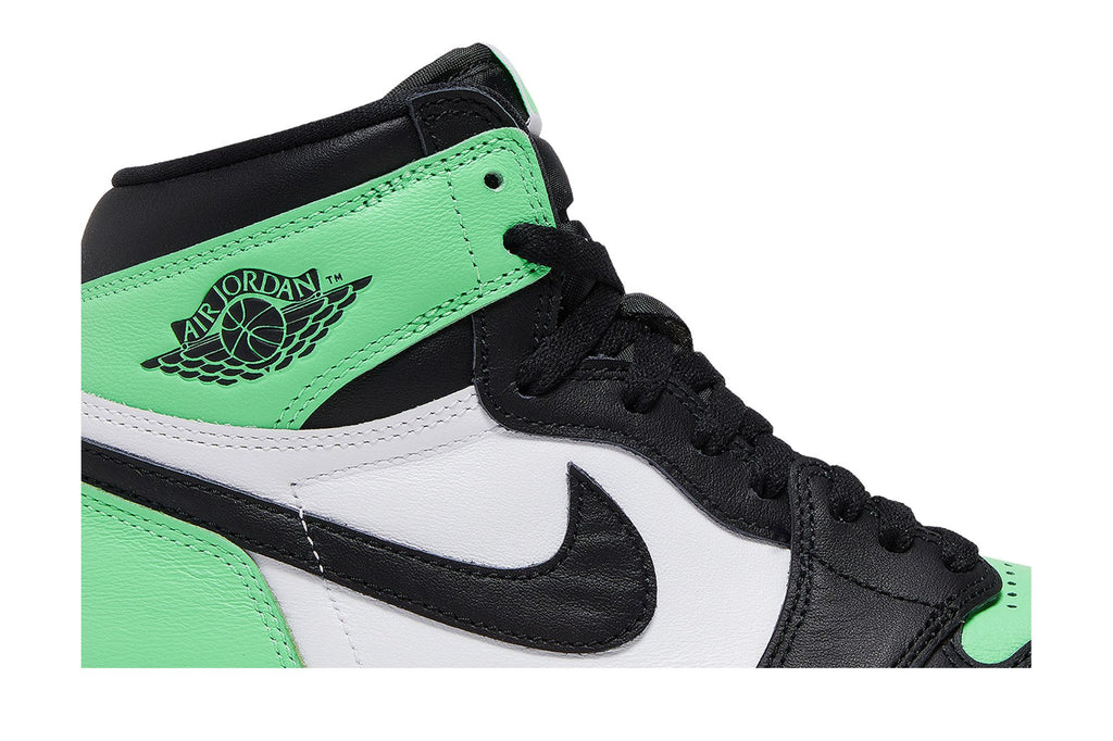 Jordan 1 Retro High OG Green Glow Trainers - White/Black/Green Glow - DZ5485-130