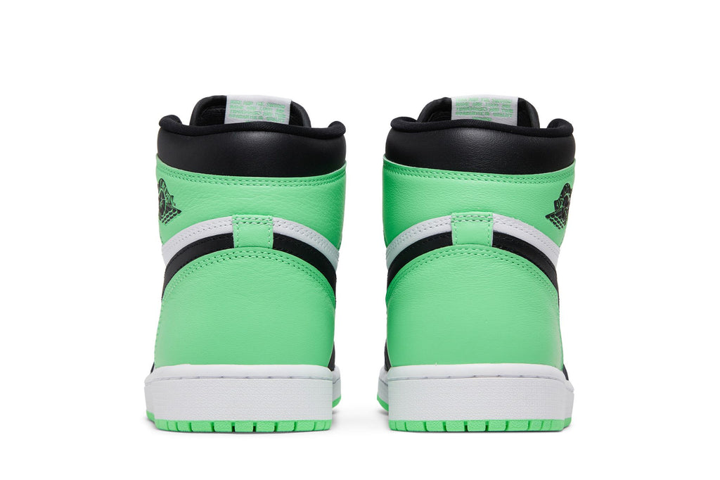 Jordan 1 Retro High OG Green Glow Trainers - White/Black/Green Glow - DZ5485-130