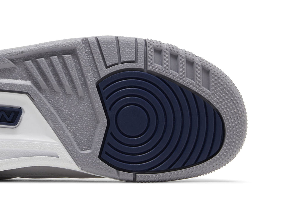 Air Jordan 3 Retro Midnight Navy GS (DM0967-140) White Cement Grey Black Sneakers