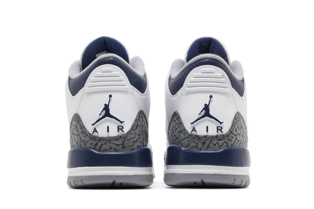 Air Jordan 3 Retro Midnight Navy GS (DM0967-140) White Cement Grey Black Sneakers