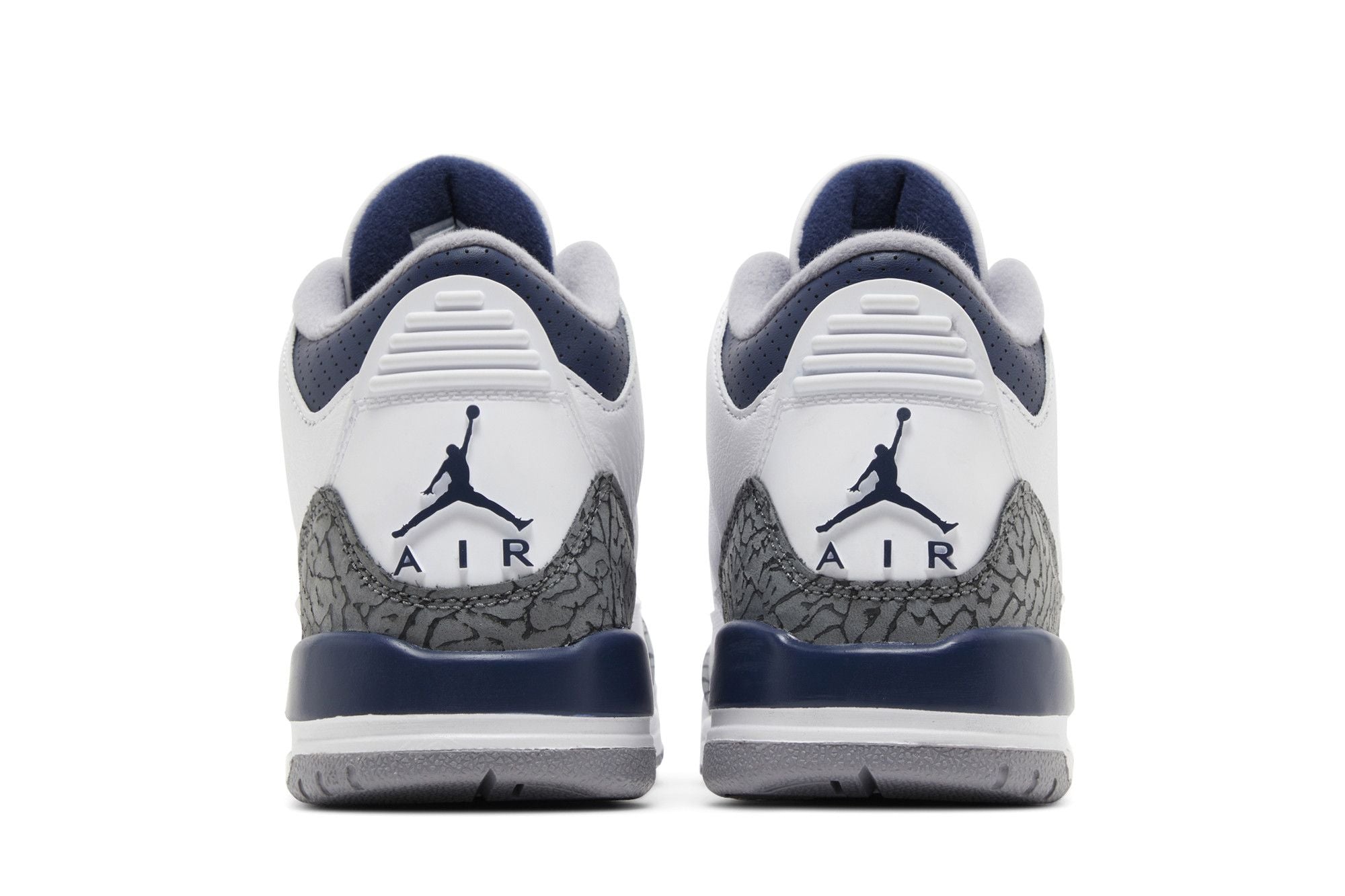Air Jordan 3 Retro Midnight Navy GS (DM0967-140) White Cement Grey Black Sneakers
