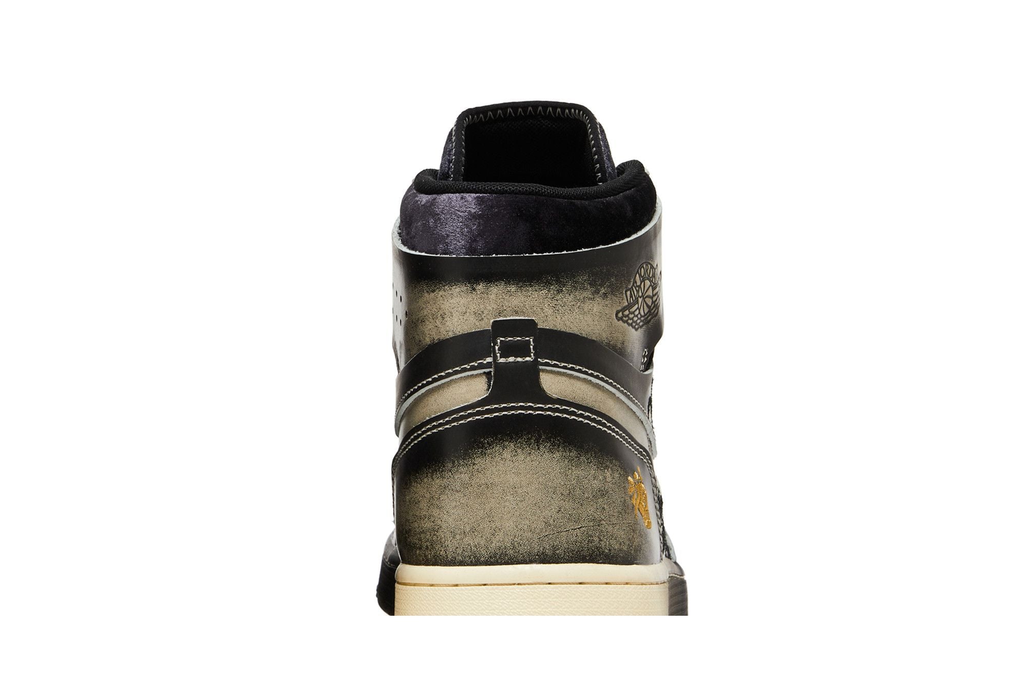 Jordan 1 High Zoom Air CMFT 2 Dia De Muertos FQ8155-010 Black Sneakers