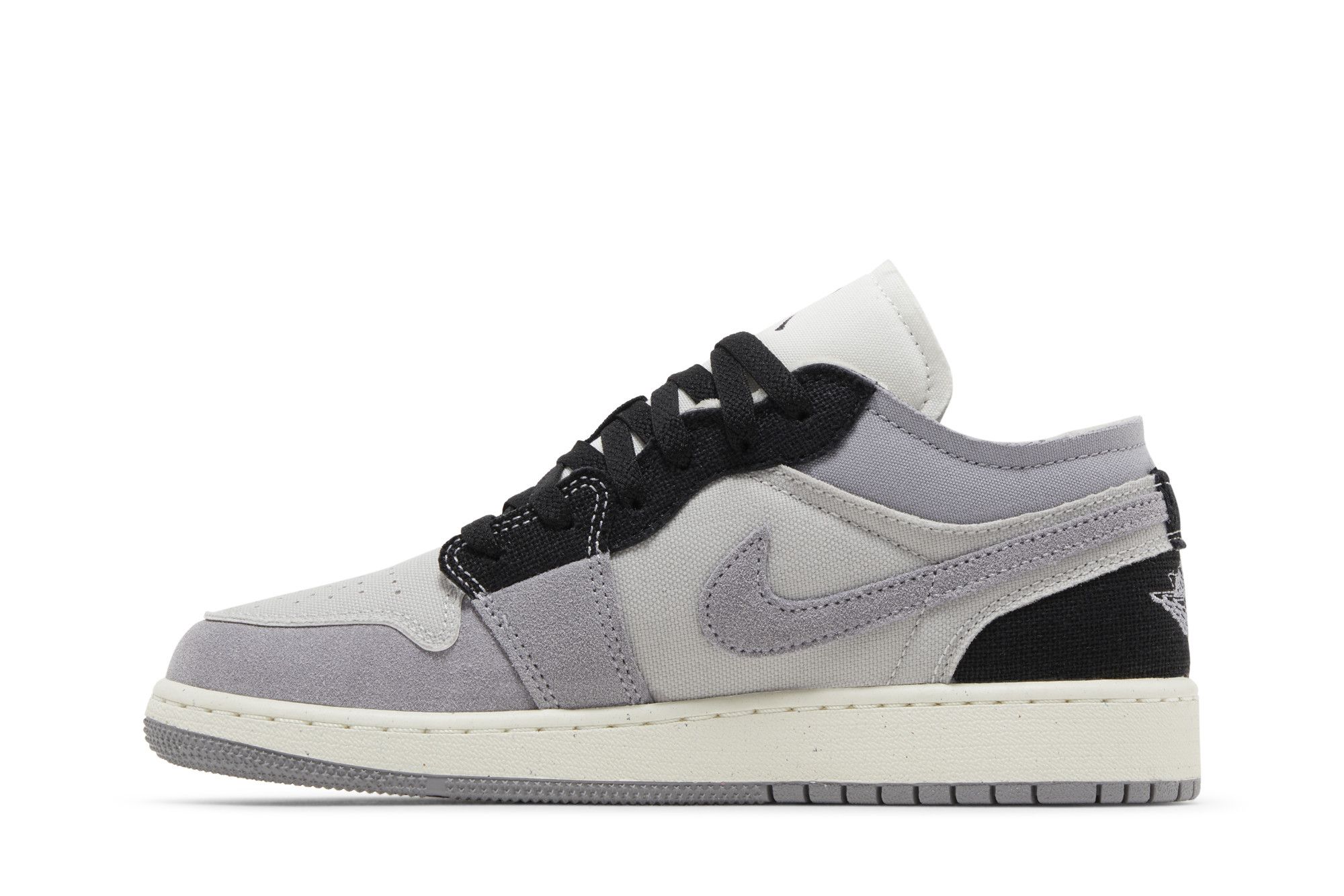 Jordan 1 Low SE Craft Tech Grey Black (GS) Sneakers – FD9088-002