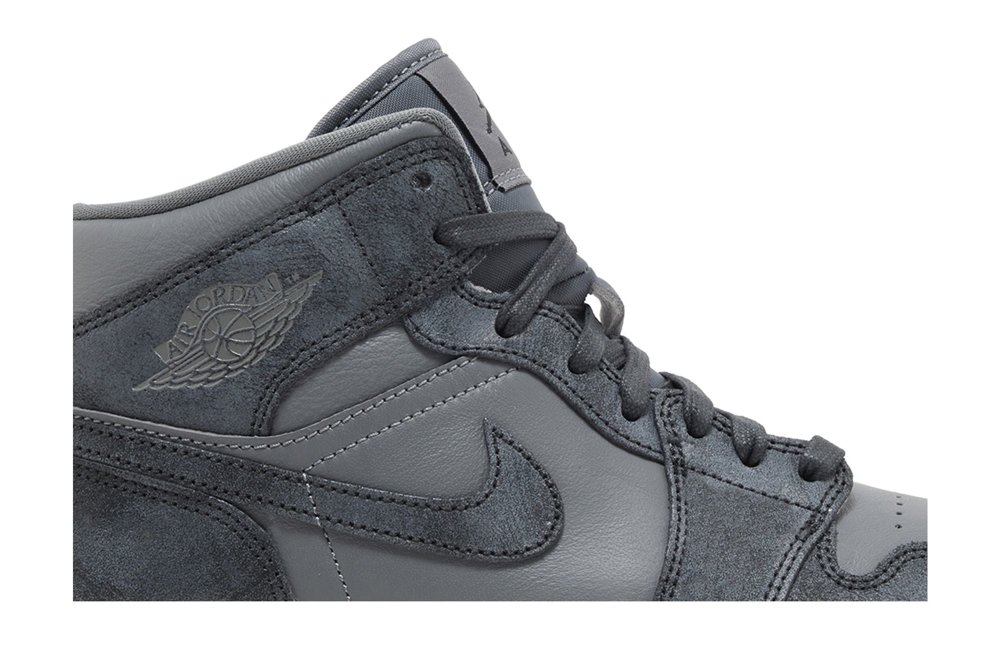 Jordan 1 Mid Distressed Smoke Grey Women's FJ3448-001