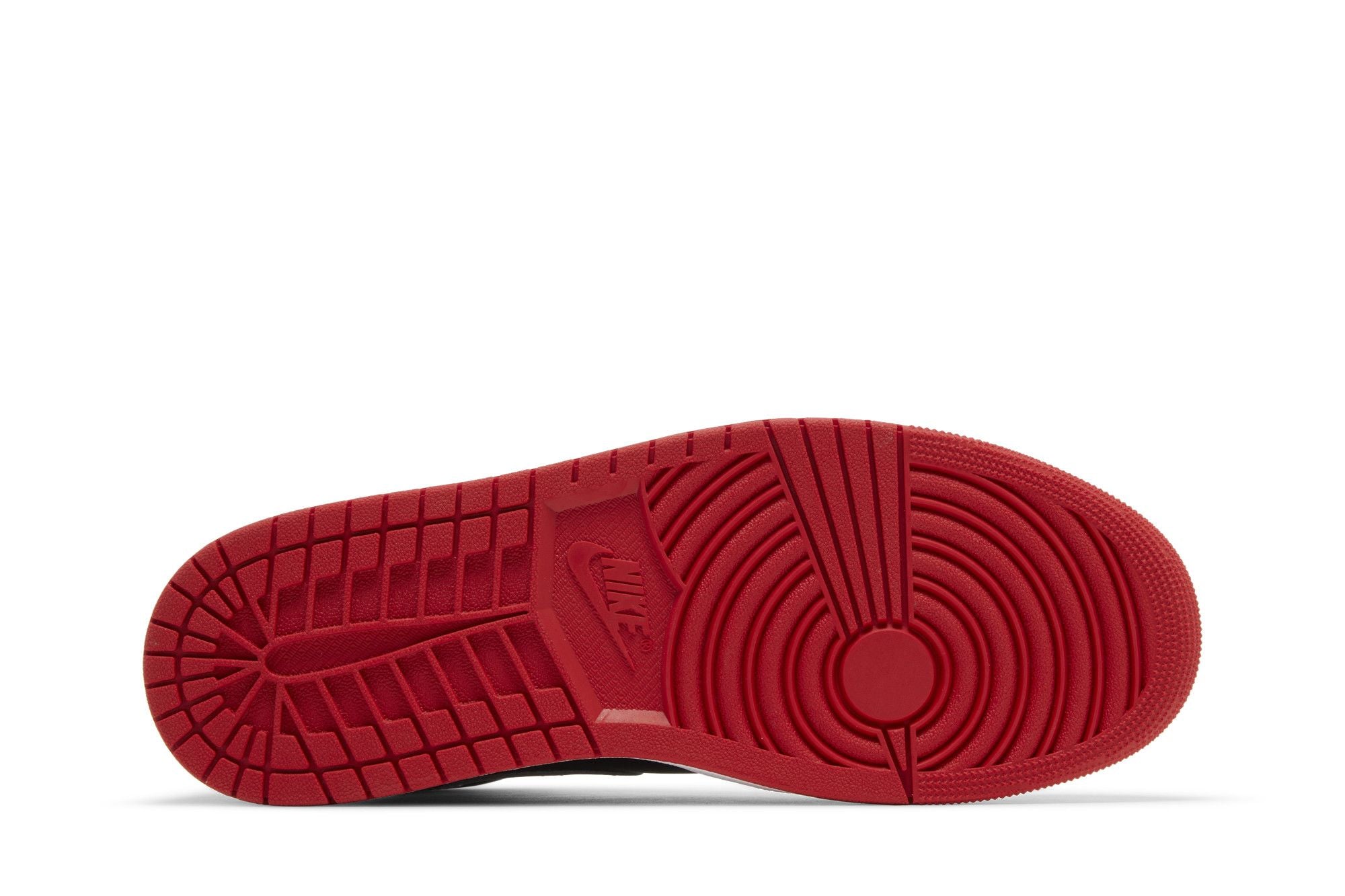 Jordan 1 Mid Bred Shadow Leather Trainers - Black/Red/Grey - DQ8426-006