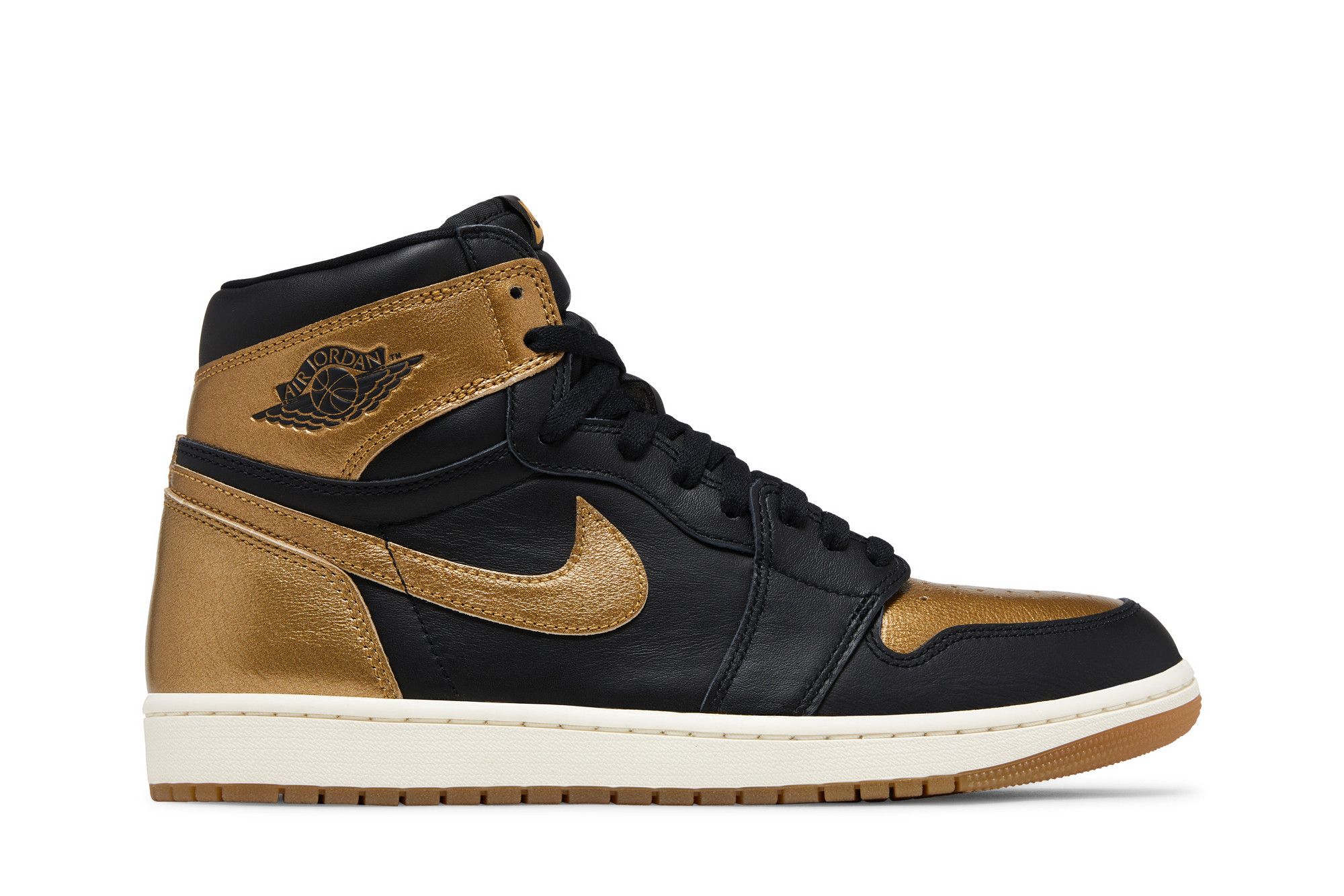Air Jordan 1 Retro High OG Black Metallic Gold DZ5485-071