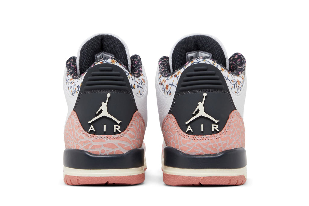 Jordan 3 Retro Vintage Floral (GS) White Anthracite Red Stardust Sail Saturn Gold 441140-100