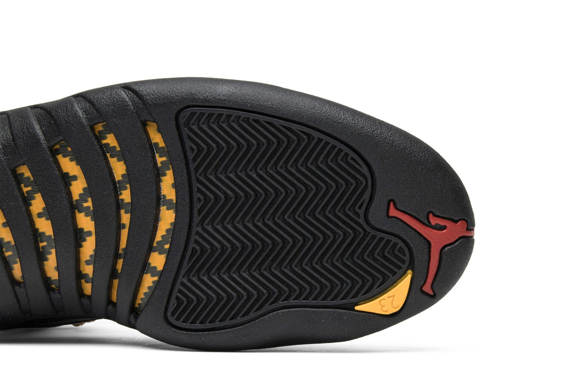 Jordan 12 Retro Taxi (2018) Sneakers – White/Black/Varsity Red – 130690-125