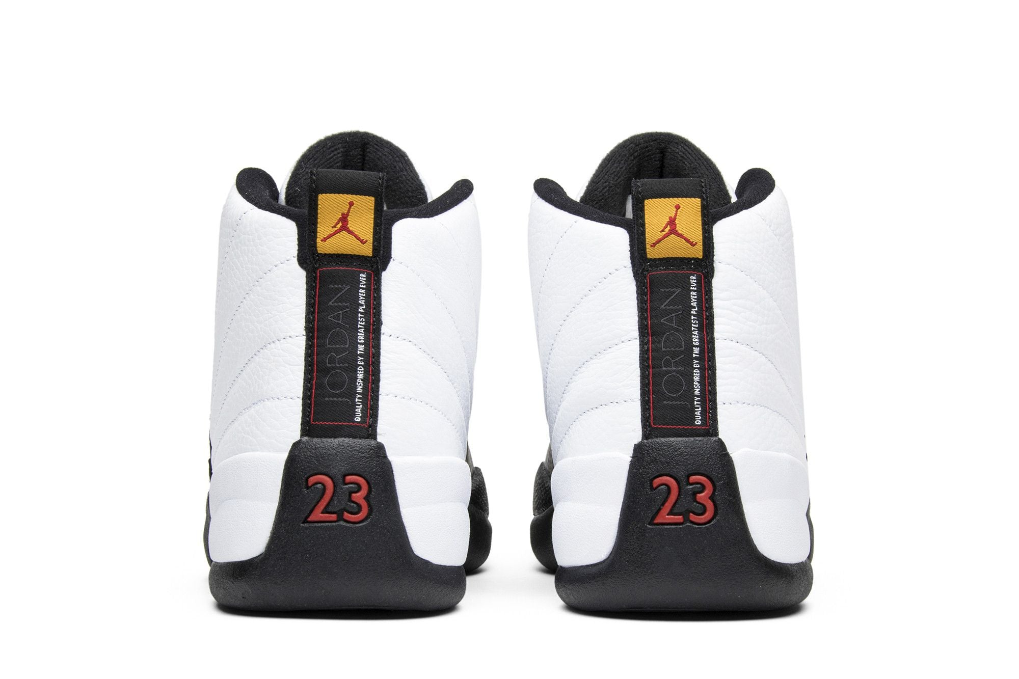 Jordan 12 Retro Taxi (2018) Sneakers – White/Black/Varsity Red – 130690-125