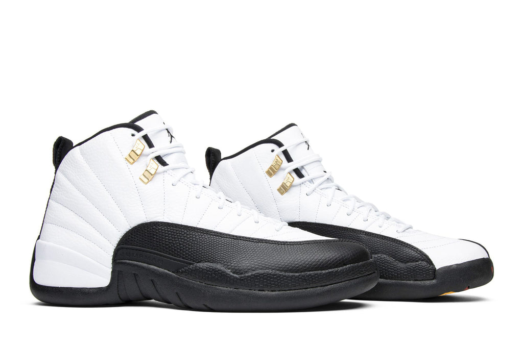 Jordan 12 Retro Taxi (2018) Sneakers – White/Black/Varsity Red – 130690-125