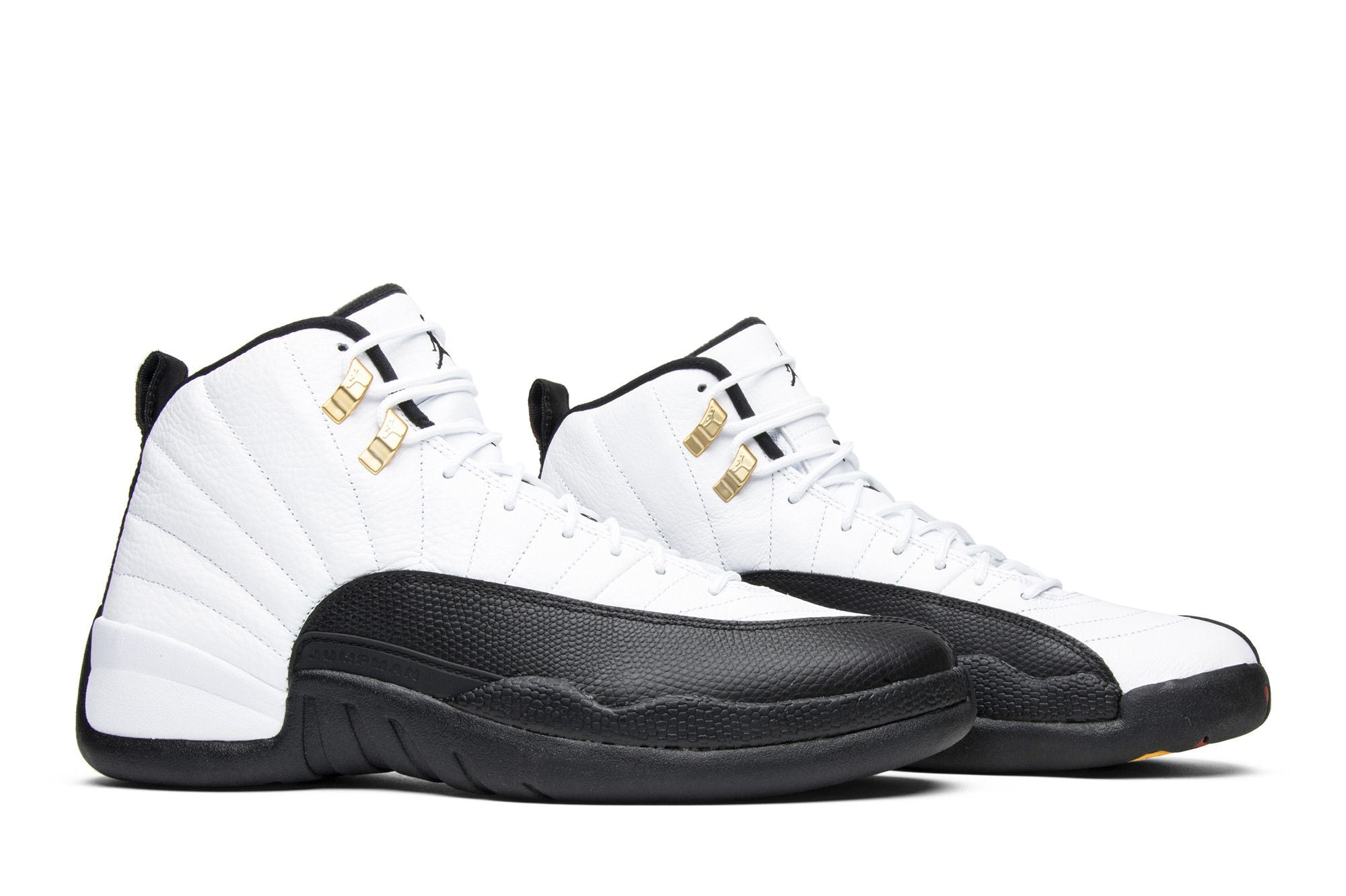 Jordan 12 Retro Taxi (2018) Sneakers – White/Black/Varsity Red – 130690-125