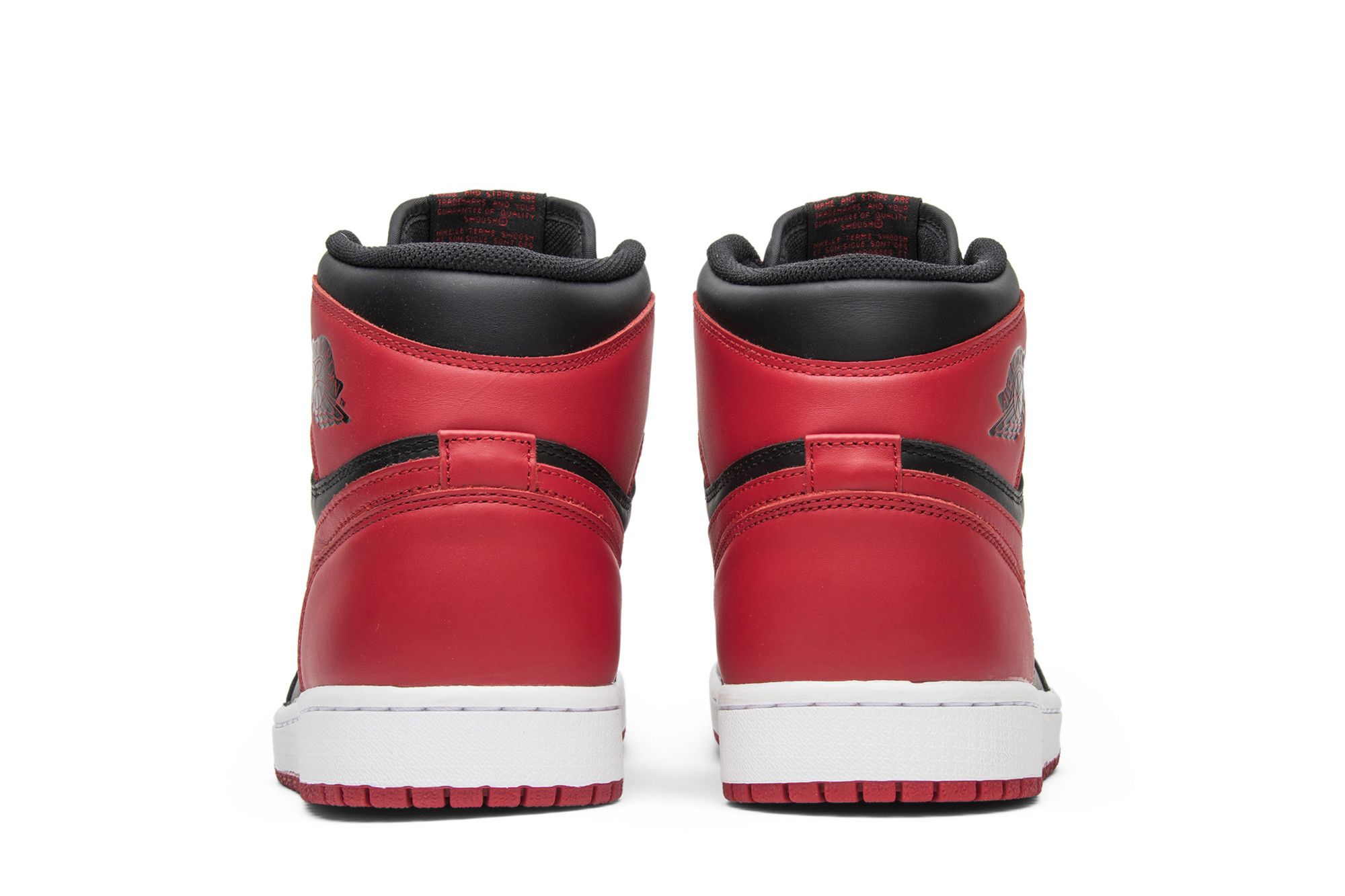 Air Jordan 1 Retro High OG "Bred" (2013) - 555088-023 - Nike Air Tongue