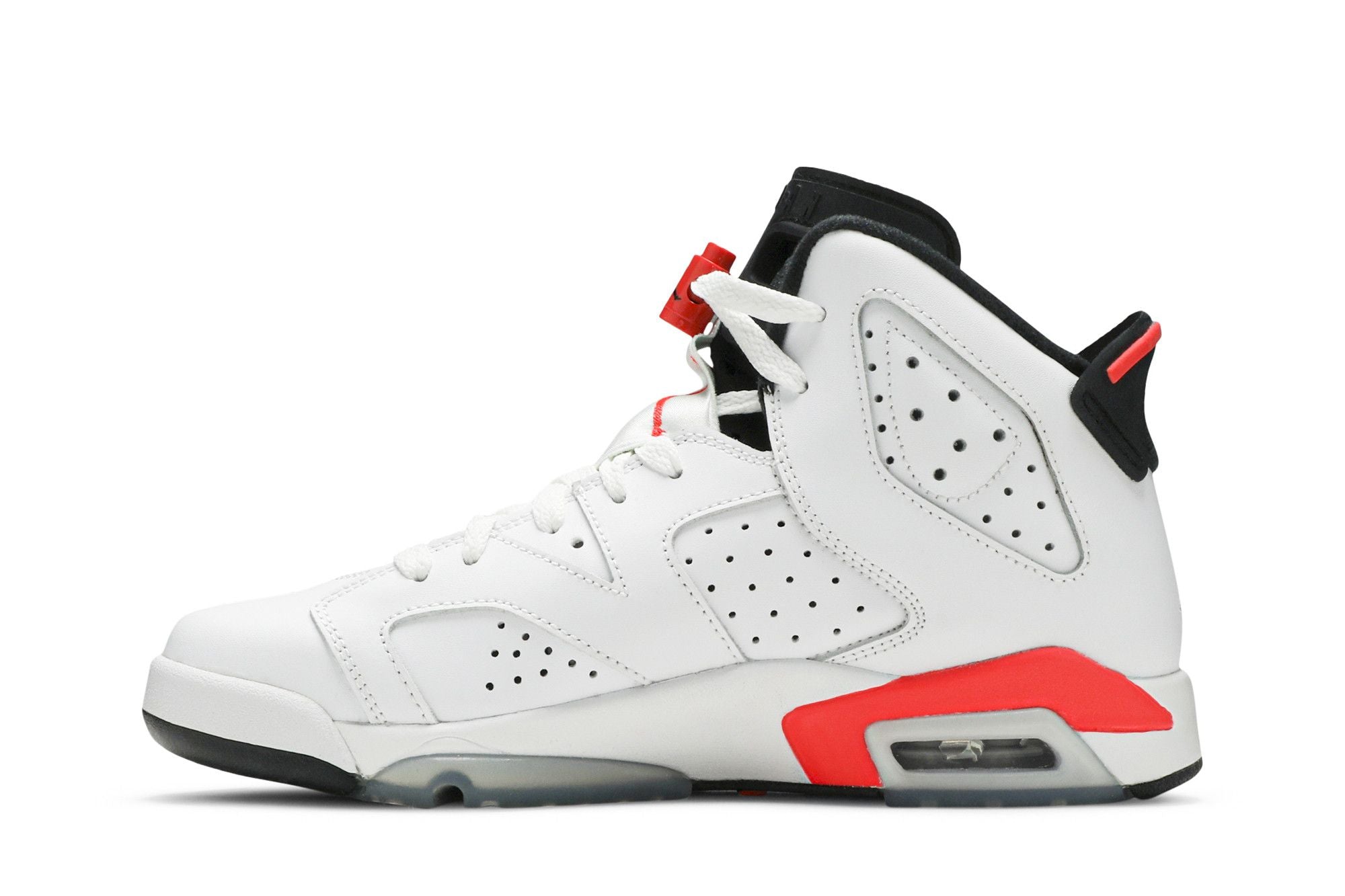 Jordan 6 Retro Infrared White (2014) (GS) - 384665-123 - Grade School Sizing