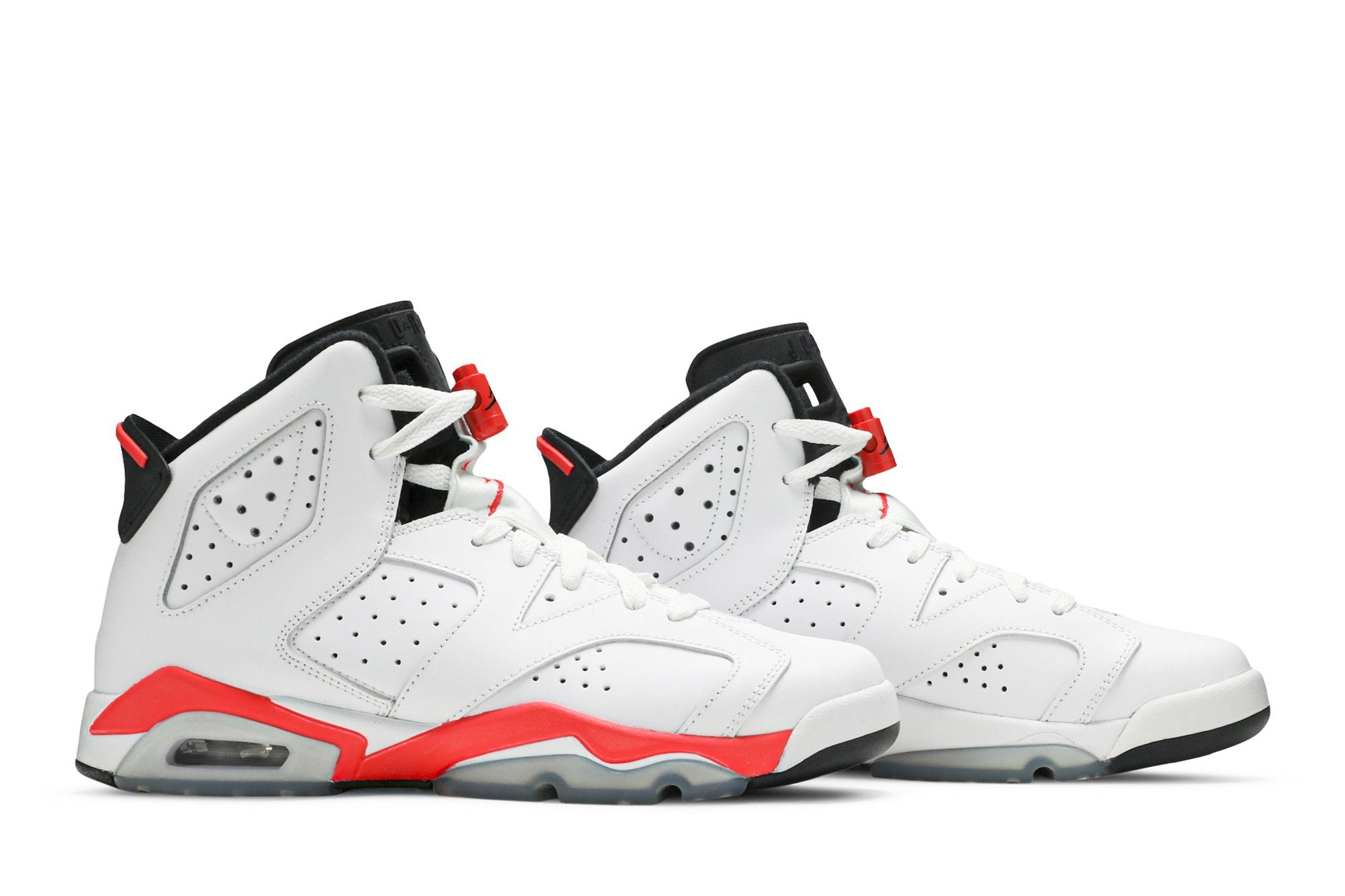 Jordan 6 Retro Infrared White (2014) (GS) - 384665-123 - Grade School Sizing