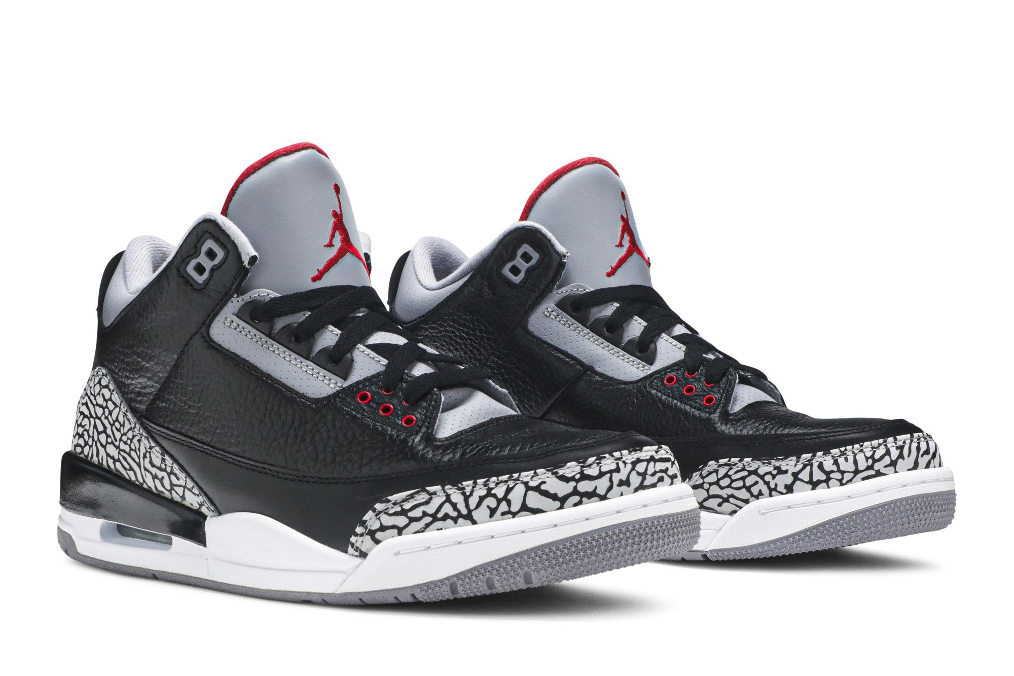 Air Jordan 3 Retro Black Cement (2011) - 136064-010 - Men's Lifestyle Sneakers