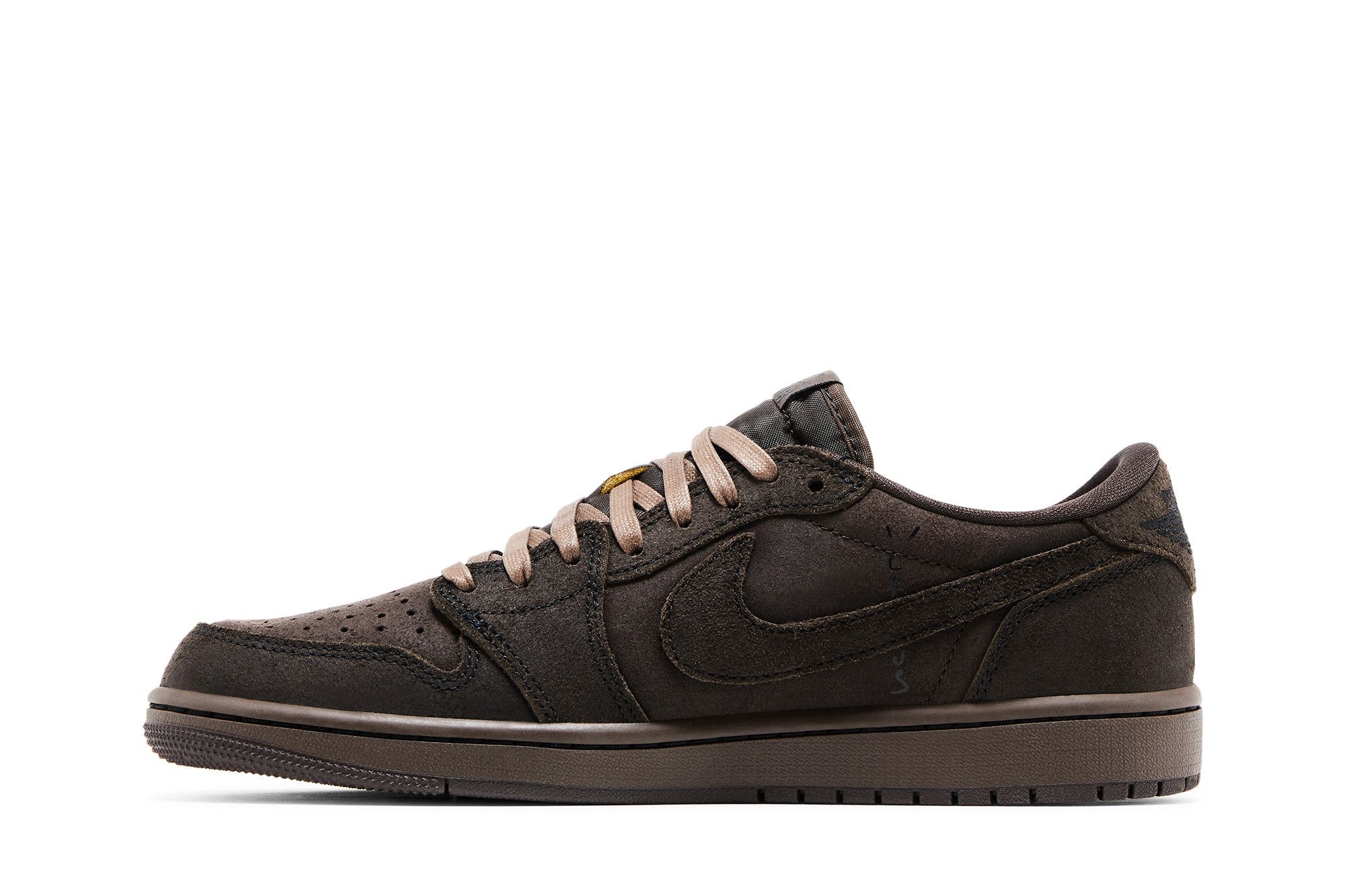 Air Jordan 1 Retro Low OG SP Velvet Brown collab Travis Scott DM7866-202