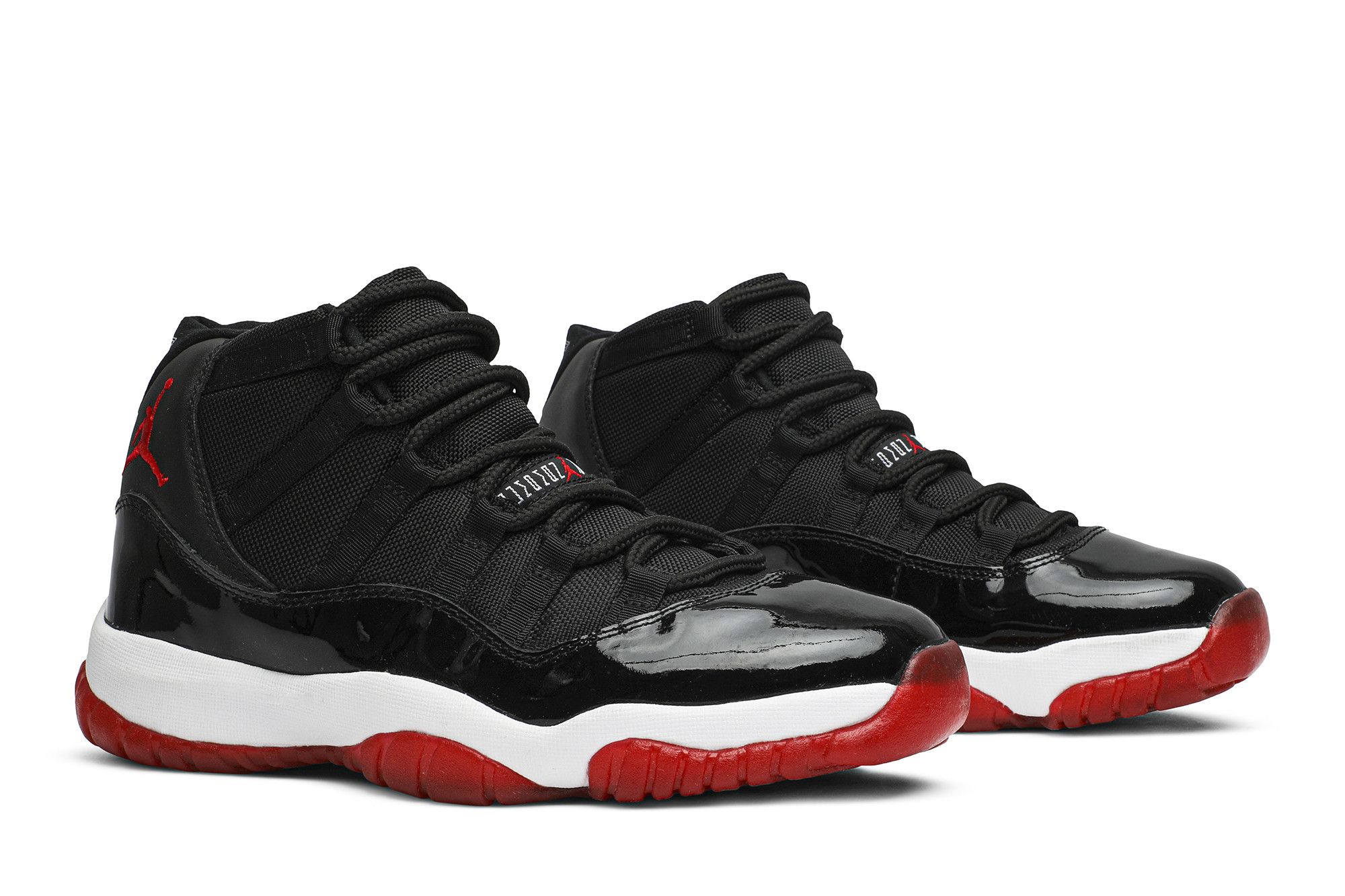 Jordan 11 Retro Playoffs (2001) - 136046-061 - Black/Red-White - Men's
