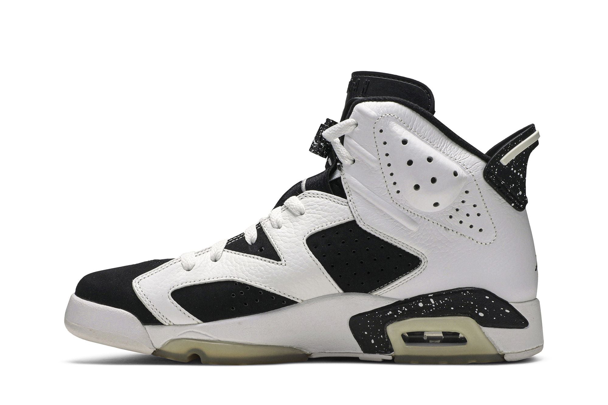Jordan 6 Retro Oreo White Black Speckle 384664-101 Sneakers
