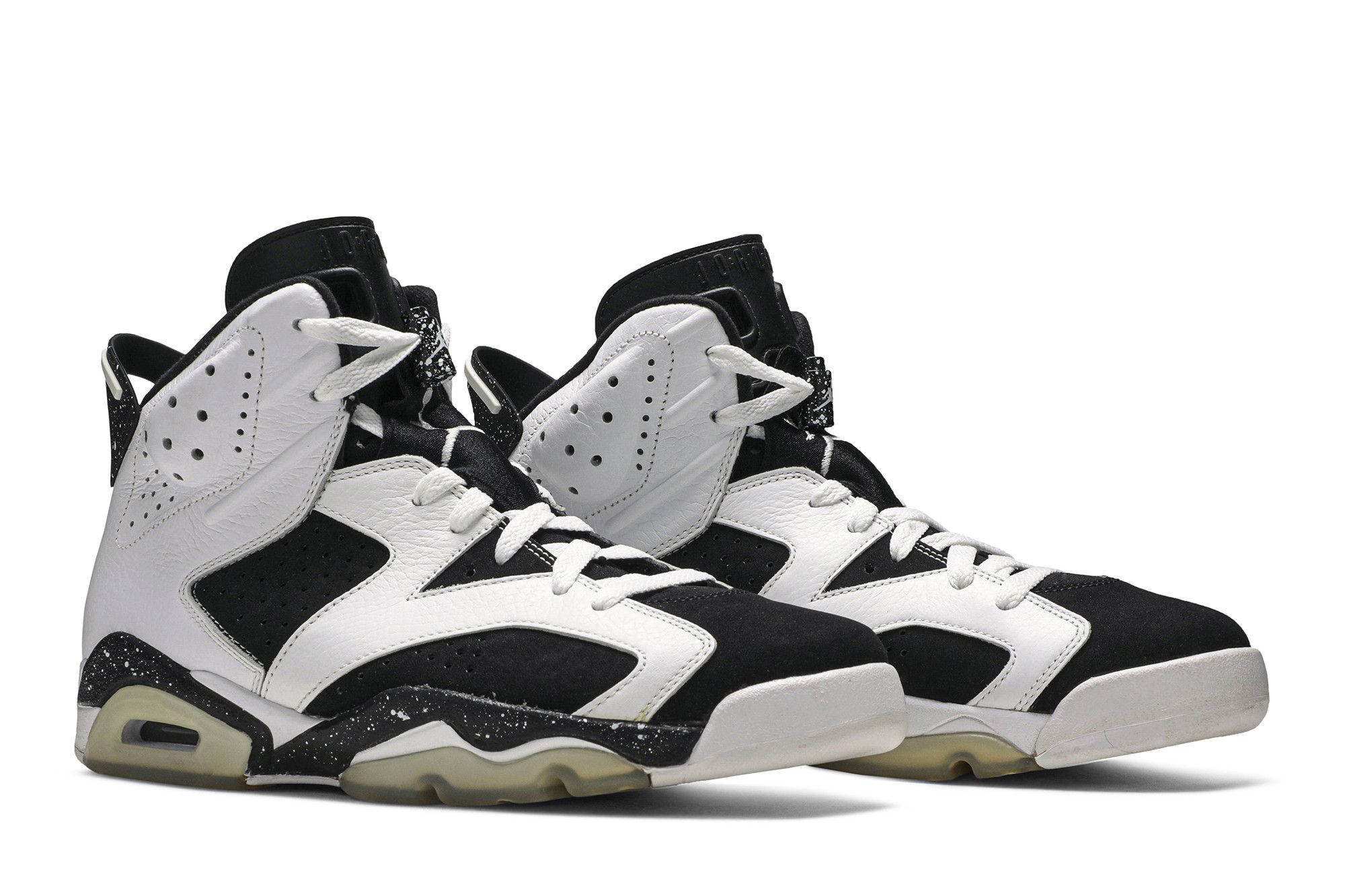Jordan 6 Retro Oreo White Black Speckle 384664-101 Sneakers