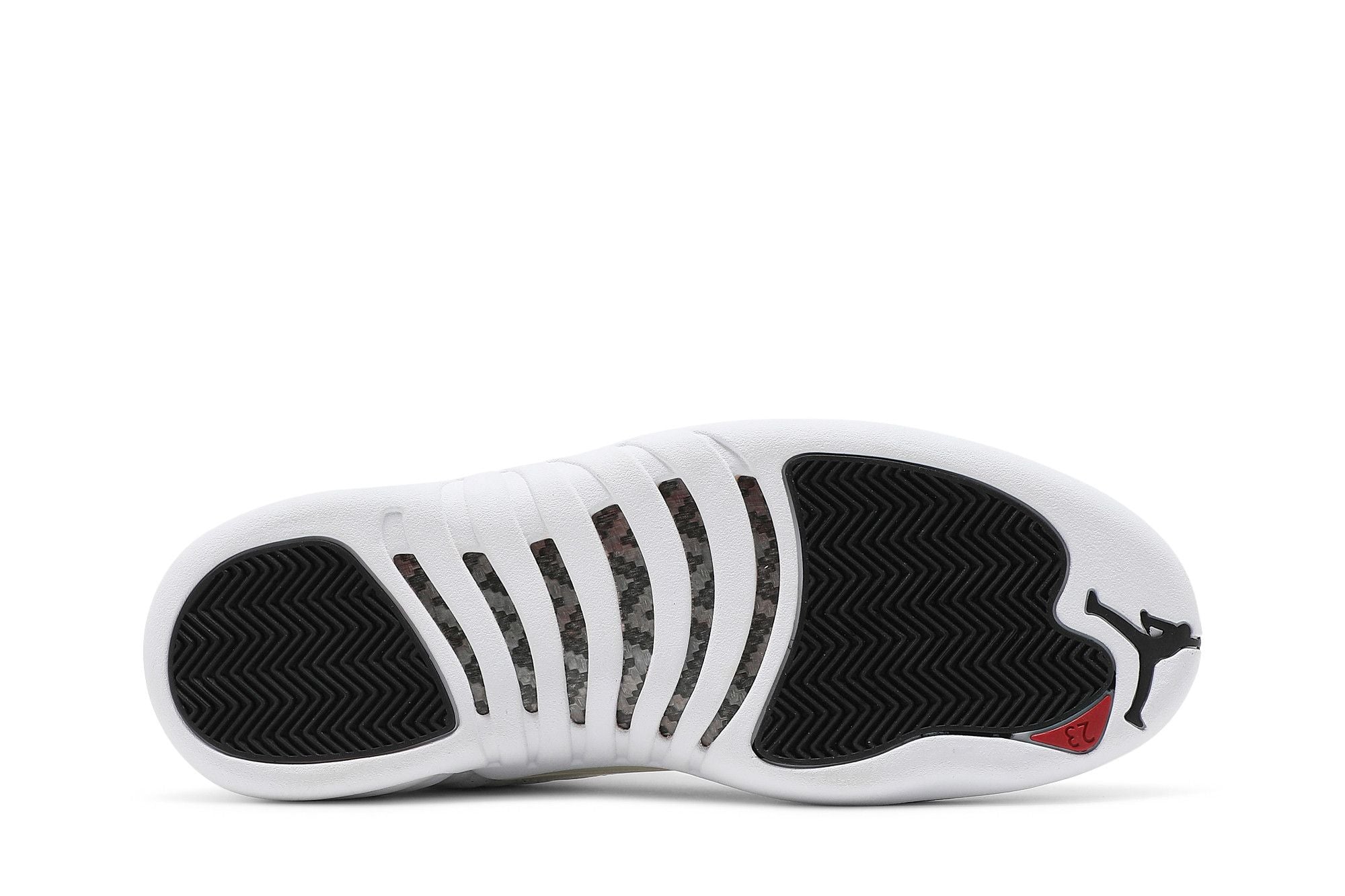 Air Jordan 12 Retro Rising Sun White Varsity Red Black Sneakers 130690-163