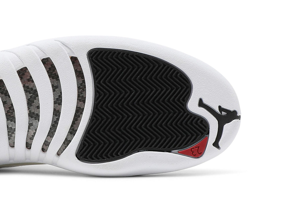 Air Jordan 12 Retro Rising Sun White Varsity Red Black Sneakers 130690-163