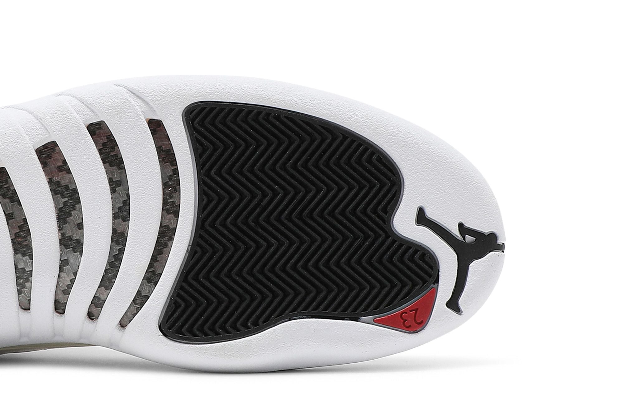 Air Jordan 12 Retro Rising Sun White Varsity Red Black Sneakers 130690-163