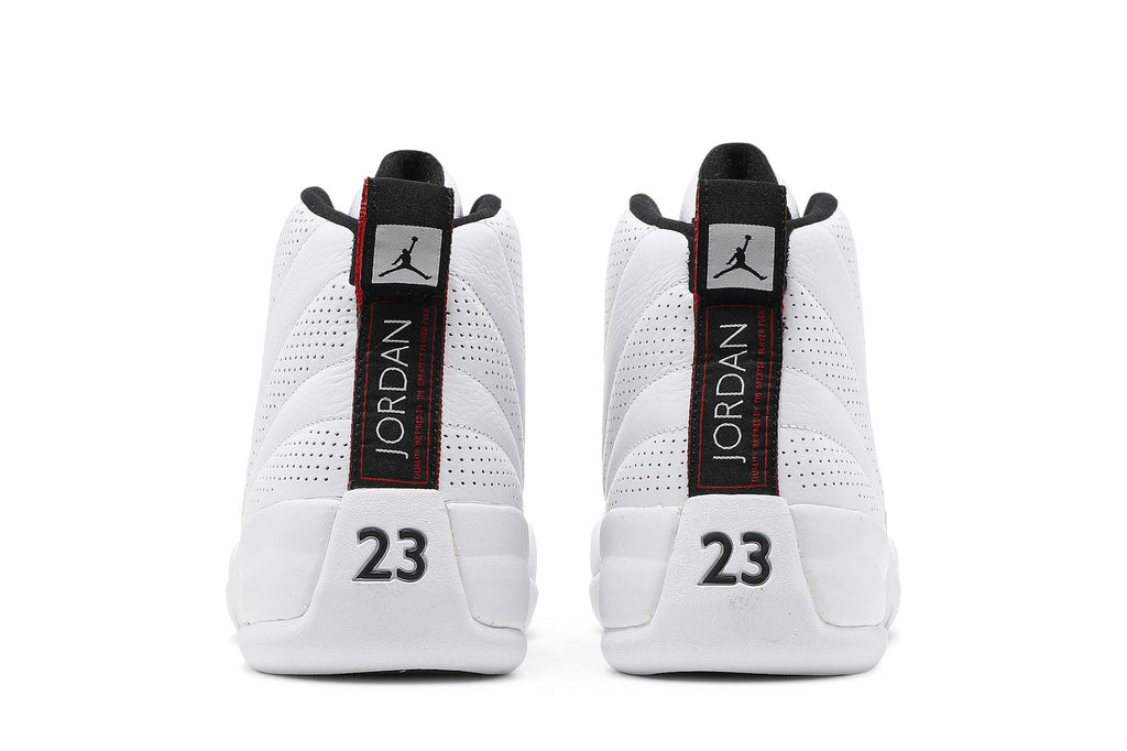 Air Jordan 12 Retro Rising Sun White Varsity Red Black Sneakers 130690-163