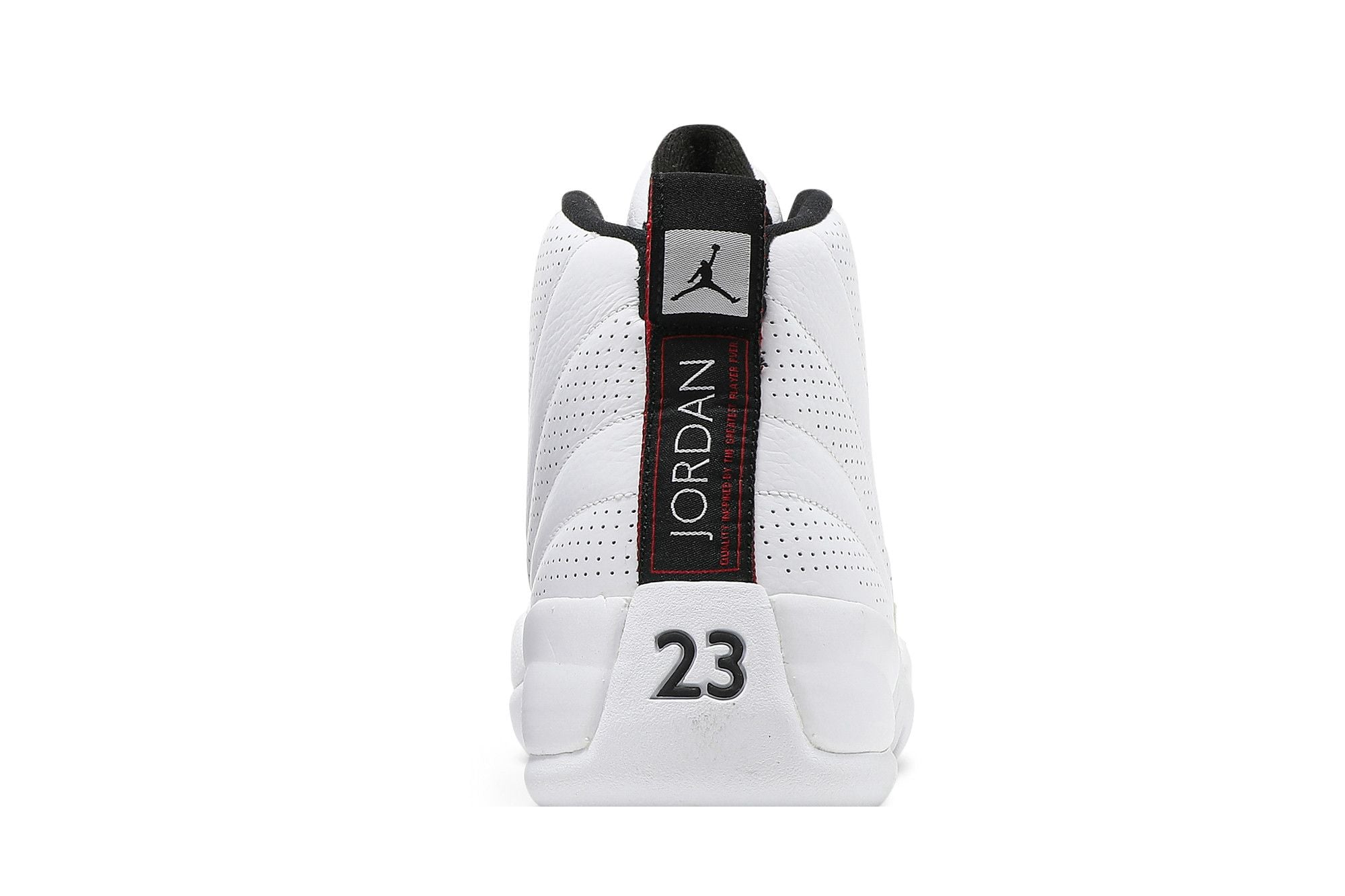 Air Jordan 12 Retro Rising Sun White Varsity Red Black Sneakers 130690-163