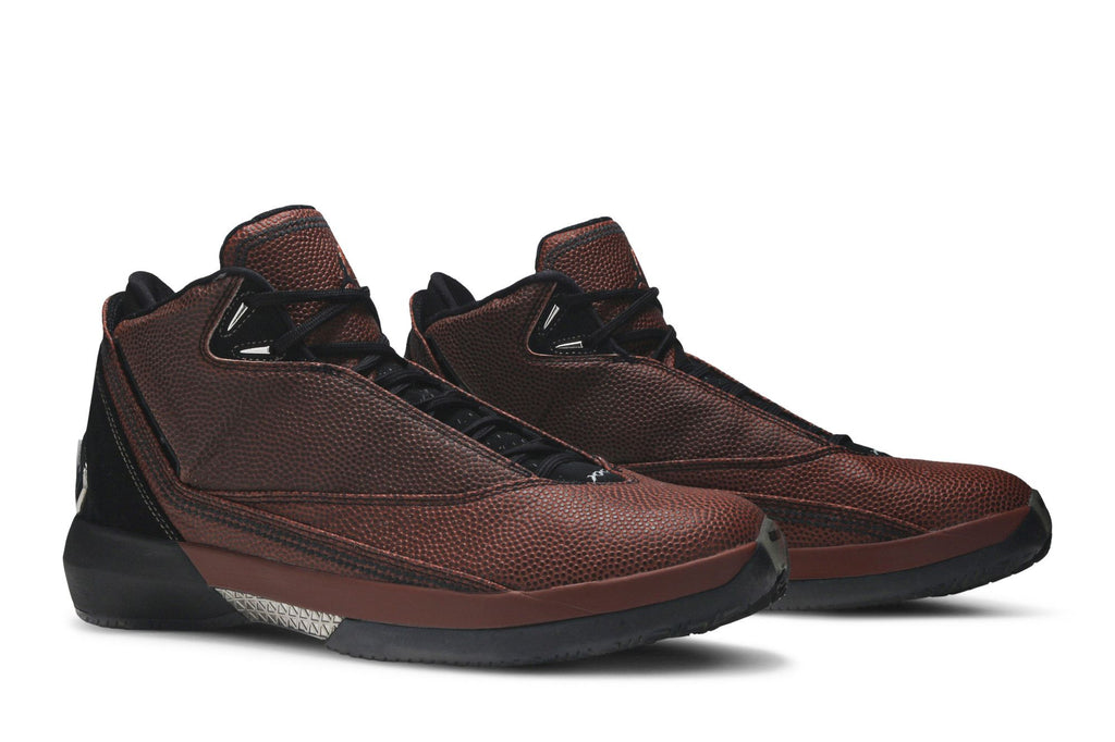 Air Jordan 22 OG Black Leather Basketball Shoes - 316238-002