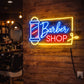 Barber Shop 90 Neon Sign – Classic Pole LED Wall Light