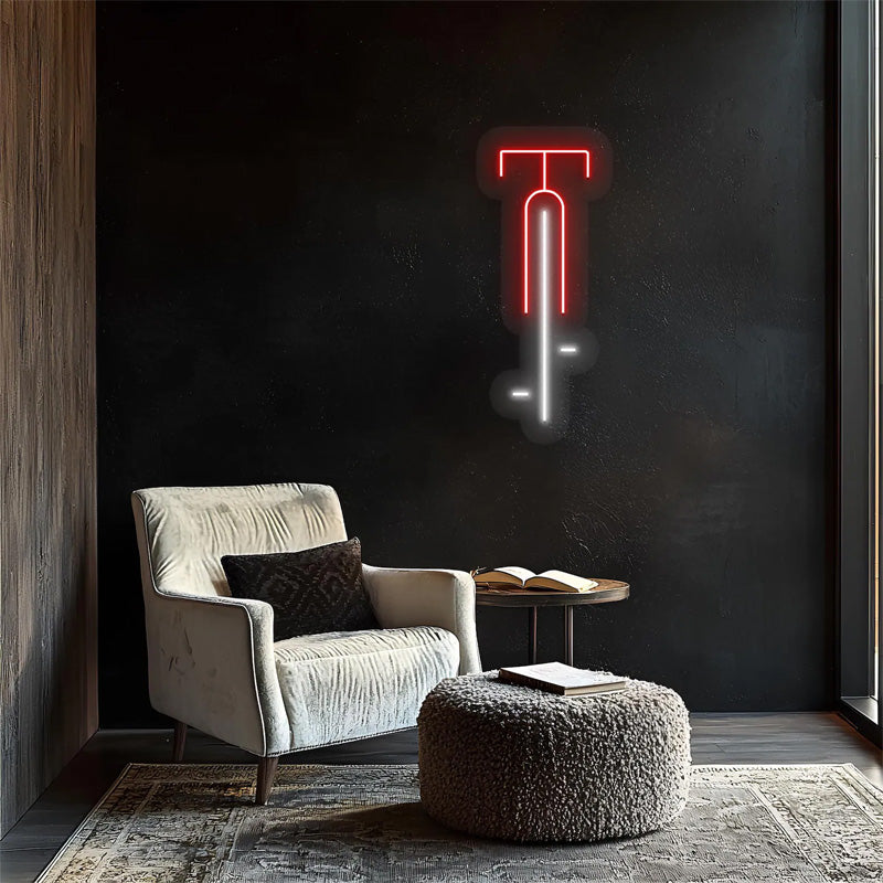 Bicycle Neon Sign – LED Wall Light with Dimmer | Café & Bar Decor