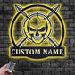 Custom Name Archery Player Name Sign Decoration For Room, Metal Wall Signs With RGB Led Light